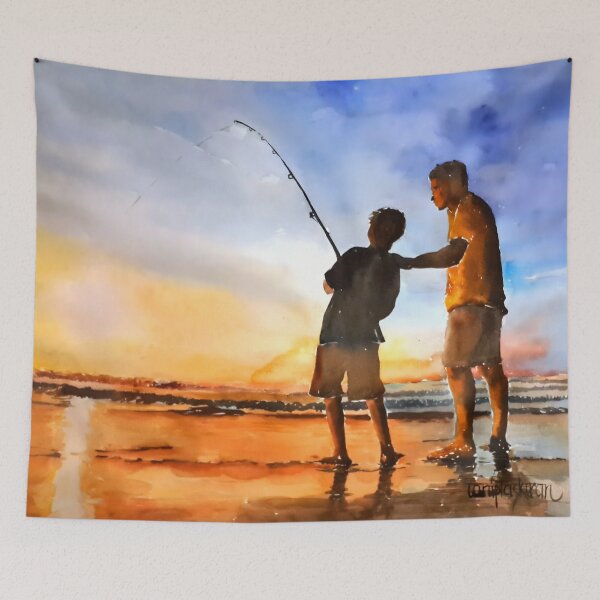 Item preview, Fishing Lesson designed and sold by Canip Taskiran.
