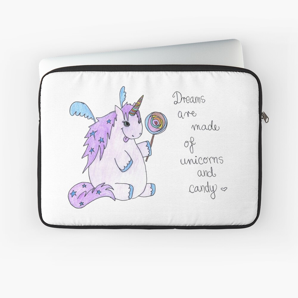 Coque Et Skin Adhesive Ipad Les Reves Sont Faits De Licornes Et De Citation De Bonbon De Licorne De Sucrerie Par Highartdesigns Redbubble