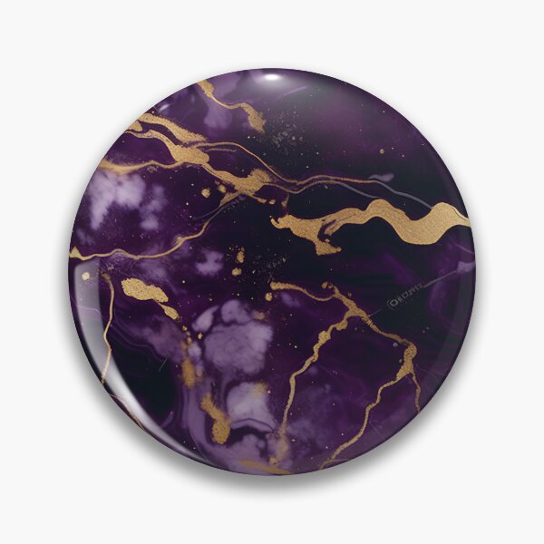 Item preview, Dark Purple Marble Texture with Gold Flecks  designed and sold by BirdsnStuff.
