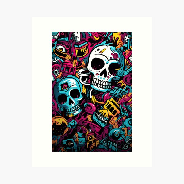 Skeleton Hypebeast Wall Art