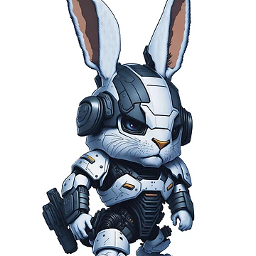 Artwork thumbnail, Terminator Cyborg Rabbit by StudioFourty2