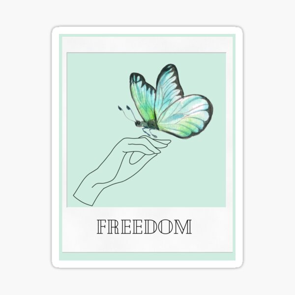 Butterfly Freedom Sticker - Butterfly Freedom Pretty - Discover & Share GIFs