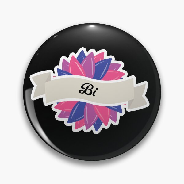 Item preview, Queer Flowers - Bi (text) designed and sold by lovebuglindsey.