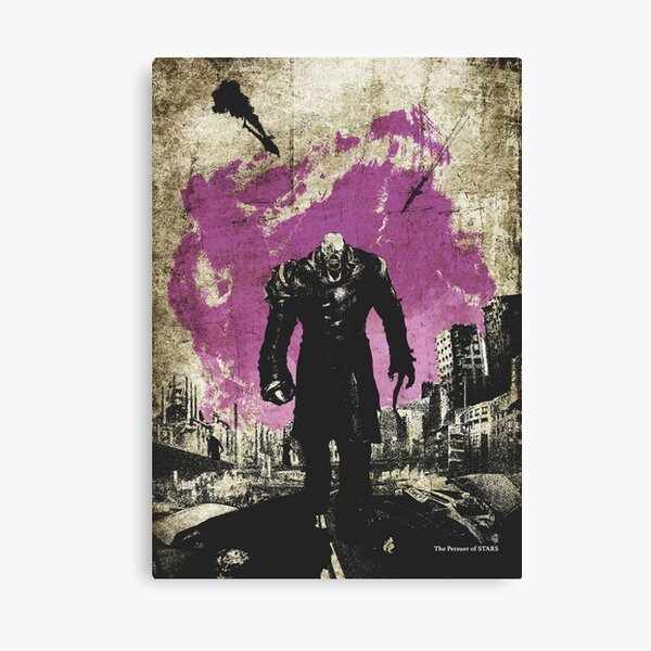 Resi Evil Minimalist Nemesis Art Canvas Print