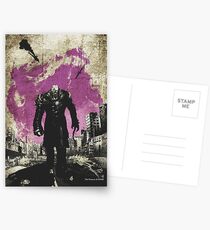Resi Evil Minimalist Nemesis Art Postcards