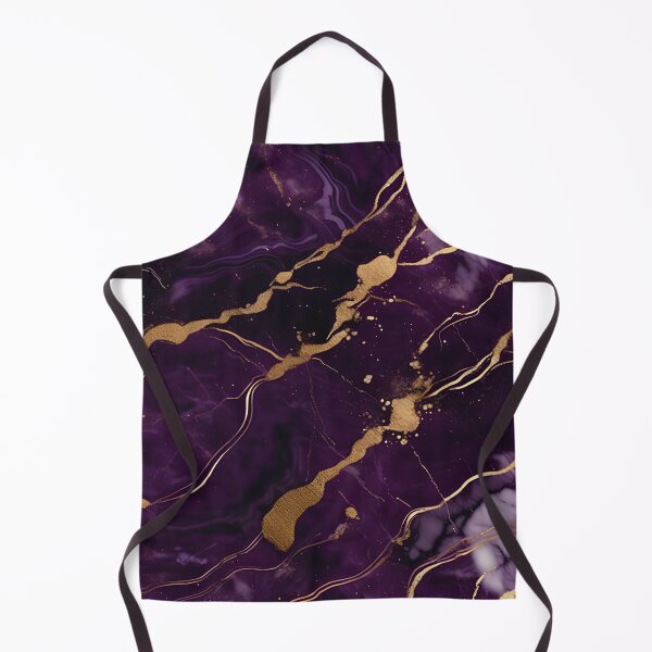 Item preview, Dark Purple Marble Texture with Gold Flecks designed and sold by BirdsnStuff.