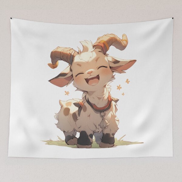 Item preview, Joyful Jumper: The Gleeful Goat designed and sold by KaleidoKiosk.