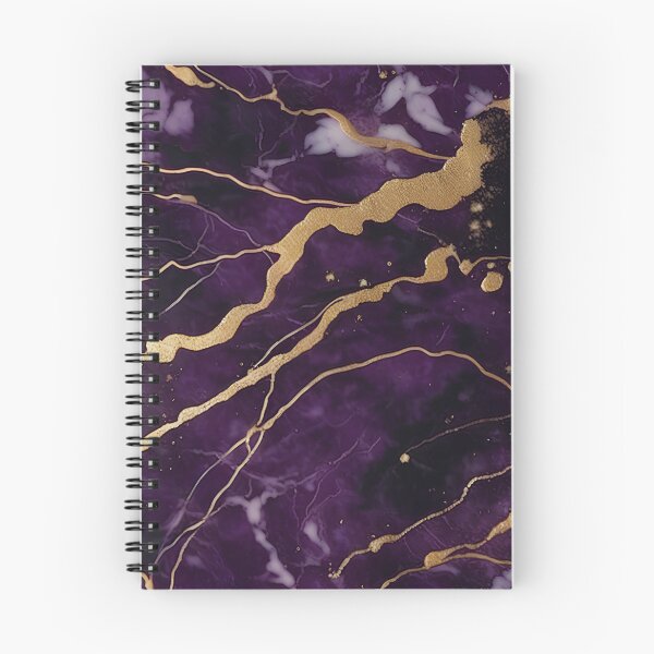 Item preview, Dark Purple Marble Texture with Gold Flecks  designed and sold by BirdsnStuff.