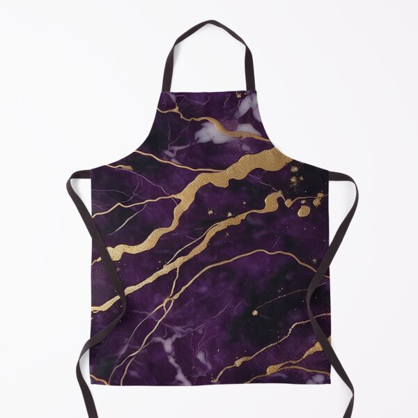Item preview, Dark Purple Marble Texture with Gold Flecks designed and sold by BirdsnStuff.