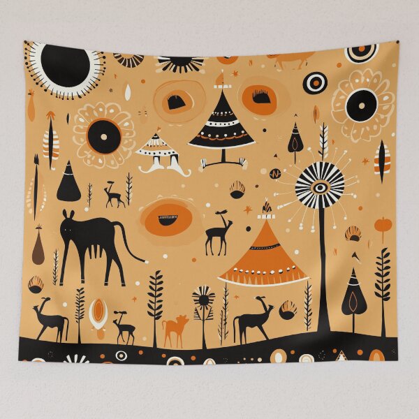 Item preview, AFRICAN ABSTRACT PATTERN  designed and sold by Design Den.