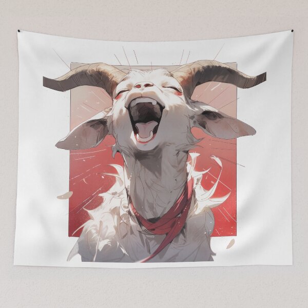 Item preview, Joyful Jumper: The Gleeful Goat designed and sold by KaleidoKiosk.