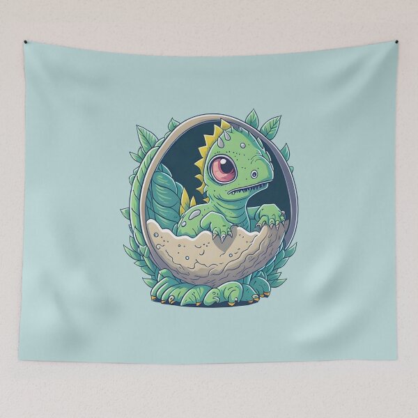 Item preview, Little cute dino hatched from the egg designed and sold by davidbomel-Art.