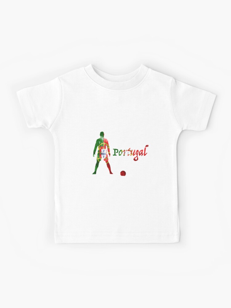 Cristiano Ronaldo Kids T-Shirt for Sale by Webbed Toe Design's