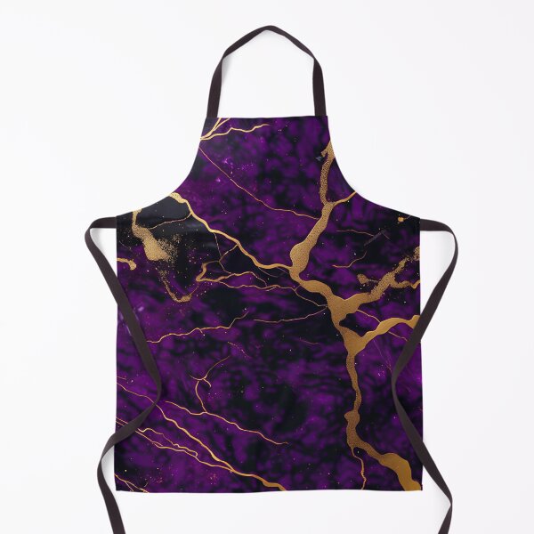 Item preview, Dark Purple Marble Texture with Gold Flecks designed and sold by BirdsnStuff.
