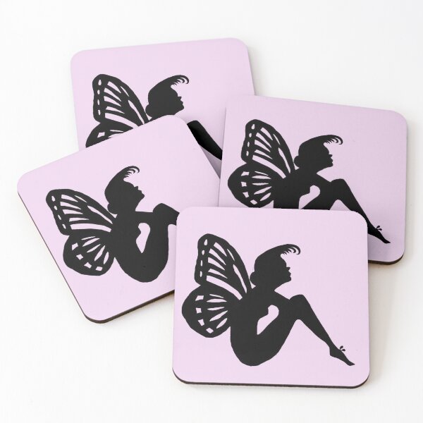 Item preview, Paper Cut Elf Fairy Cinderella Tinkerbell Pixie Sticker designed and sold by SalogwynLifeArt.
