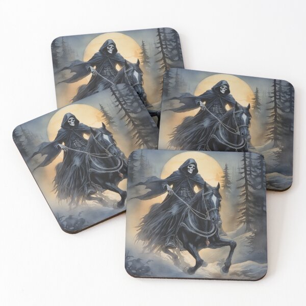 Item preview, The Grim Reapers Midnight Ghostly Ride designed and sold by ArtbyAdrian.