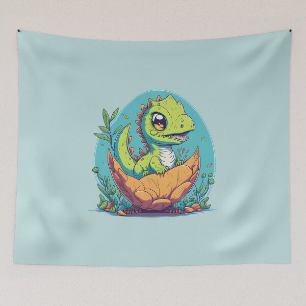 Item preview, Little cute dino hatched from the egg designed and sold by davidbomel-Art.