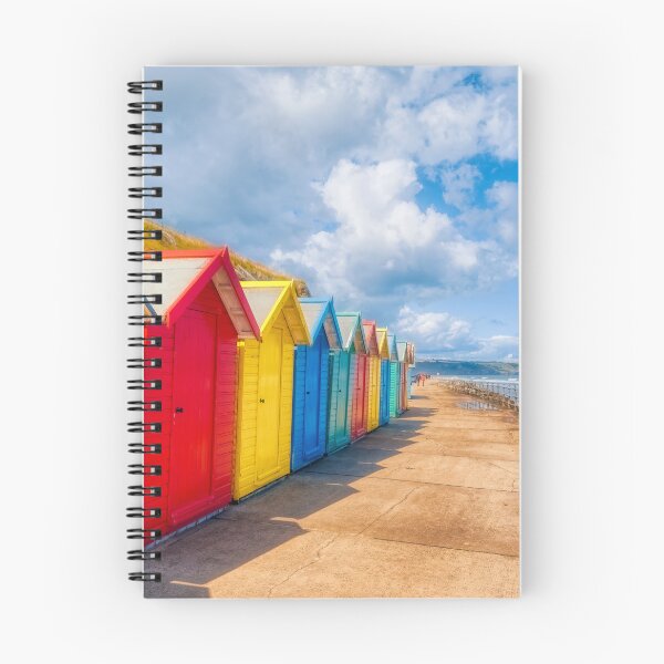 Item preview, Vibrant Beach Huts Adorning Whitby Beachfront designed and sold by derekbeattie.