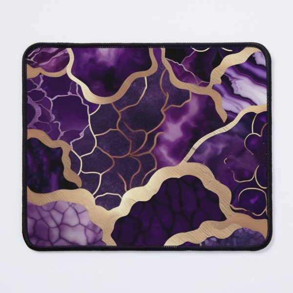 Item preview, Dark Purple Marble Geodes with Texture and Gold Flecks  designed and sold by BirdsnStuff.