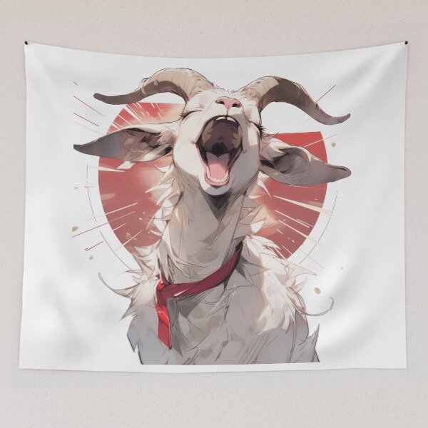 Item preview, Joyful Jumper: The Gleeful Goat designed and sold by KaleidoKiosk.
