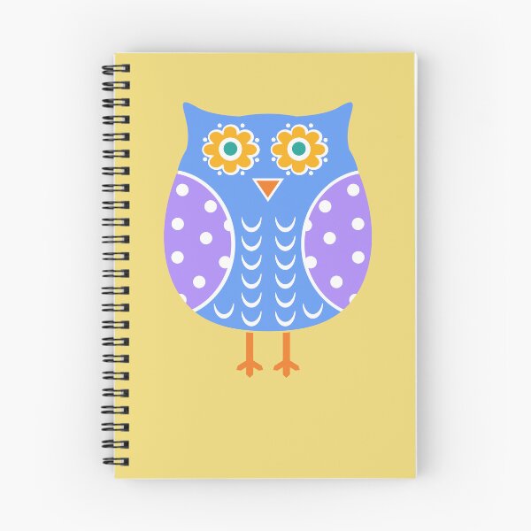 Item preview, Whimsical Owl Polka Dots and Flowers designed and sold by JoniandCo.