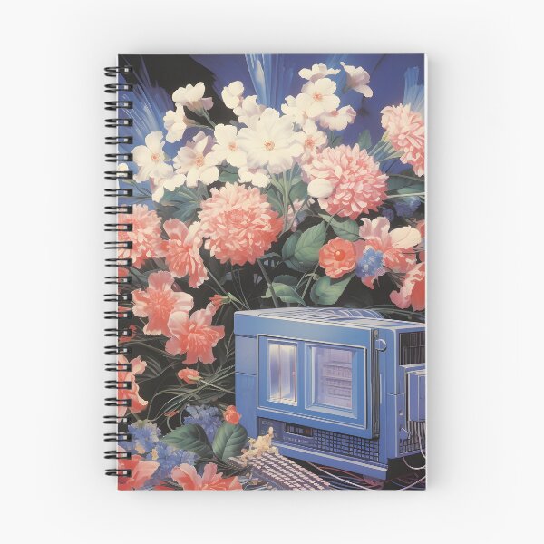 Item preview, Retro Computer Hardware and a Bunch of Flowers designed and sold by Je-we.