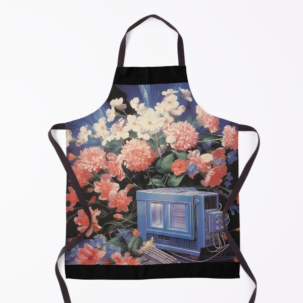 Item preview, Retro Computer Hardware and a Bunch of Flowers designed and sold by Je-we.