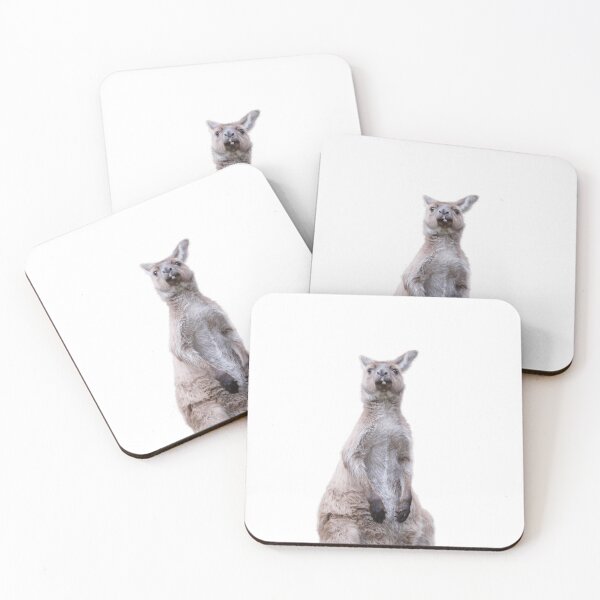Item preview, funny smiling kangaroo designed and sold by mjoffe.