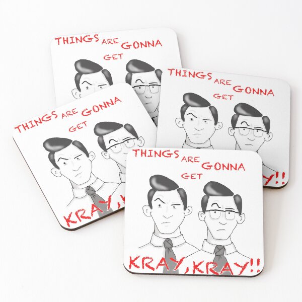 Item preview, things are gonna get Kray, Kray. Kray Twins designed and sold by Webbed Toe Design's.