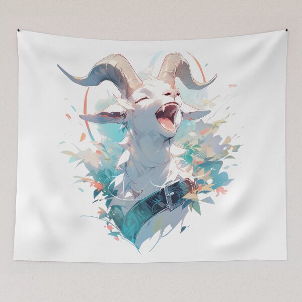 Item preview, Joyful Jumper: The Gleeful Goat designed and sold by KaleidoKiosk.