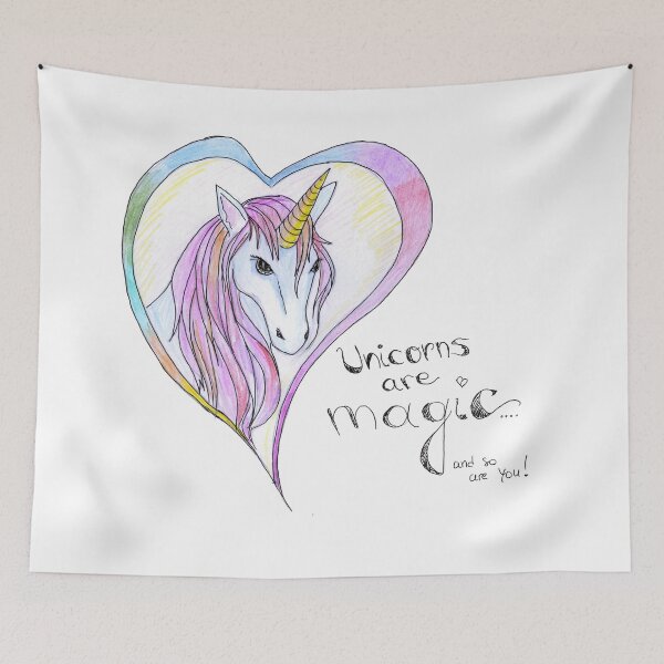Item preview, Unicorns And Magic Are Everything I Need Magical Fantasy Design designed and sold by HighArtDesigns.