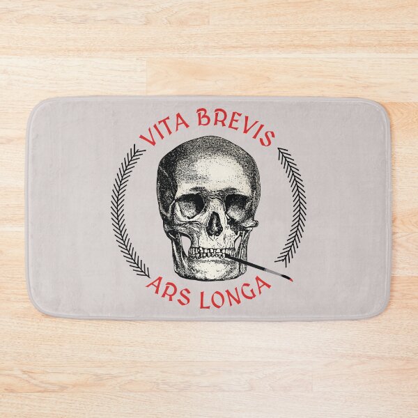 Item preview, Vita brevis, ars longa - with a skull designed and sold by knappidesign.