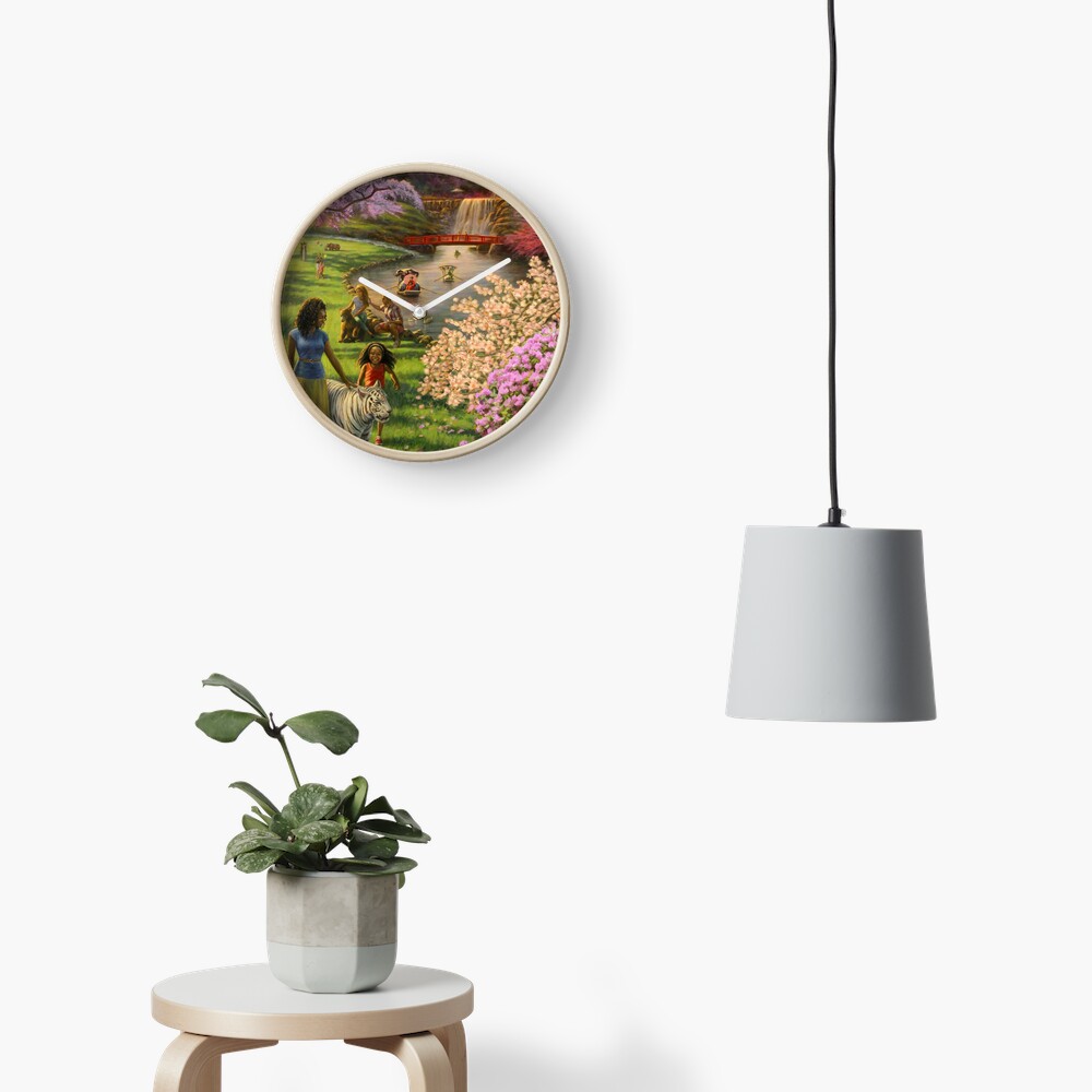 International Brotherhood in Paradise Clock