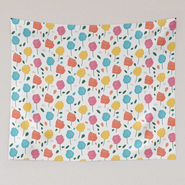 Item preview,  Minimal Rose Pattern designed and sold by Anongdesign.