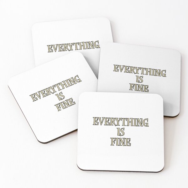 Item preview, Everything is fine designed and sold by DarkHippieDesCo.