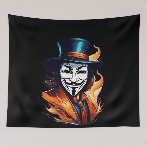 Item preview, Guy Fawkes Iconic Face designed and sold by Mechanical-Artt.