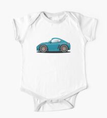 Porsche Cayman 718 S - Aqua Blue One Piece - Short Sleeve