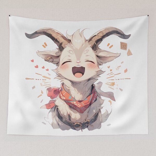 Item preview, Joyful Jumper: The Gleeful Goat designed and sold by KaleidoKiosk.