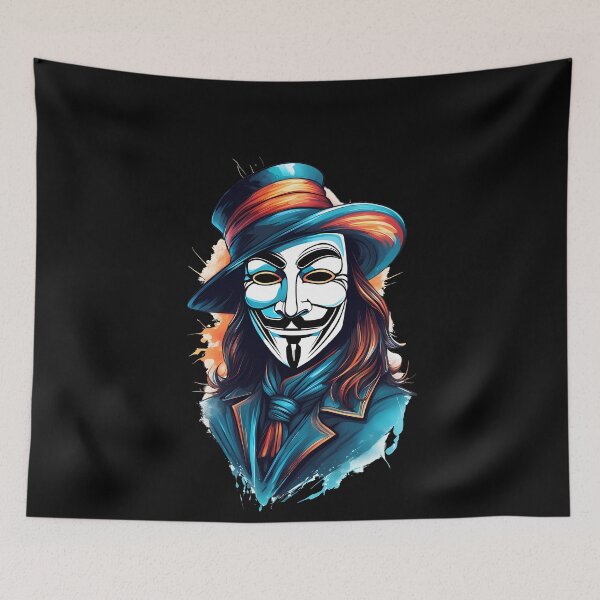Item preview, Distinctive Guy Fawkes Image designed and sold by Mechanical-Artt.