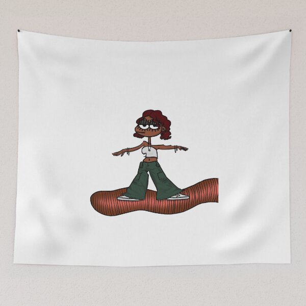 Item preview, Girl Surfs Large Worm  designed and sold by ellefgab.