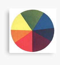 Vintage colour wheel Canvas Print