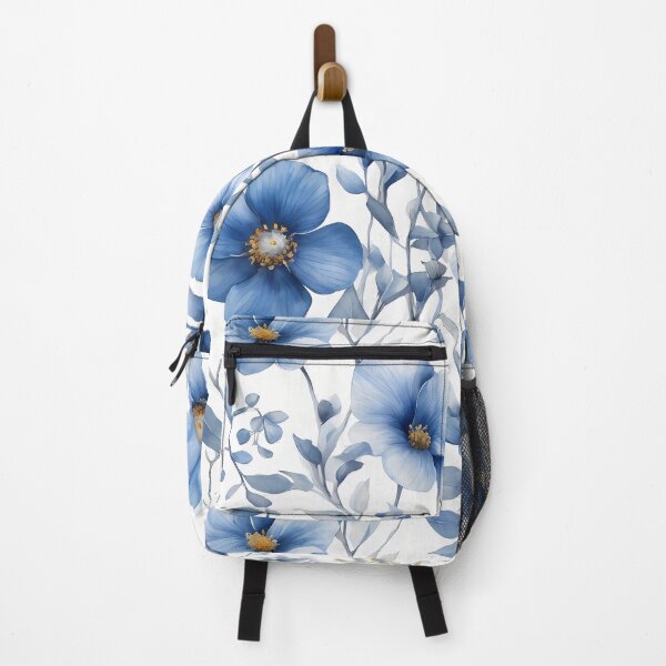 Item preview, Indigo blue flowers design designed and sold by Chirayu1111.