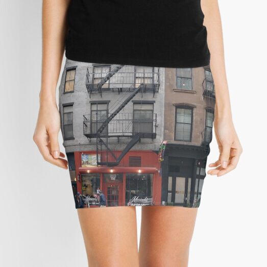 Apartment, New York, Manhattan, Brooklyn, New York City, architecture, street, building, tree, car,   Mini Skirt