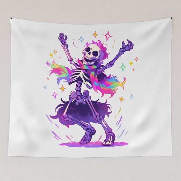 Item preview, Boney Boogie: Skeleton's Spectrum Shimmy designed and sold by KaleidoKiosk.