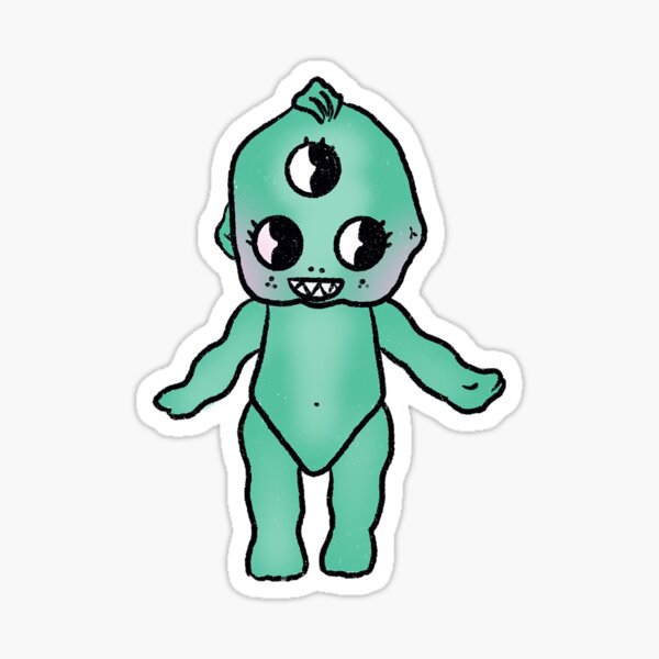 Sea Monster Baby Sticker