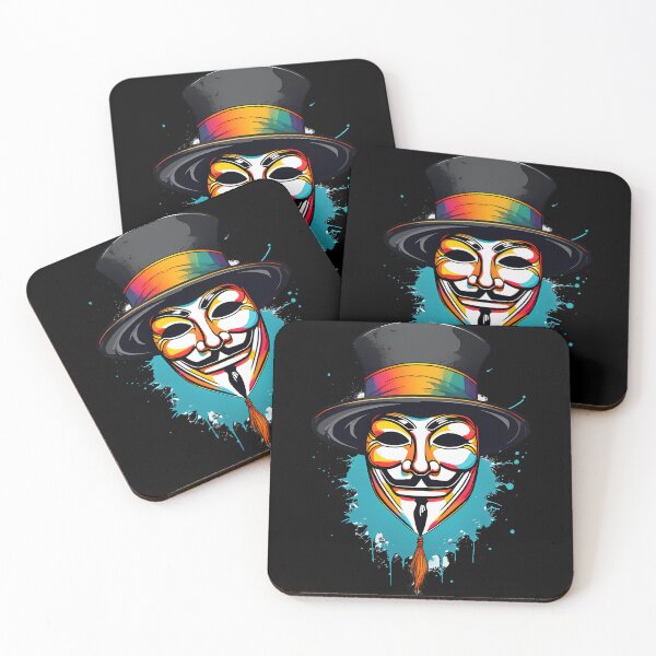 Artikelvorschau, Deutliche Guy-Fawkes-Silhouette entworfen und verkauft von Mechanical-Artt.
