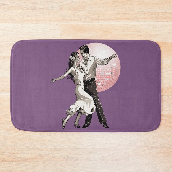 Item preview, Salsa Couple Dancing With Ballroom Mirrorball designed and sold by taiche.