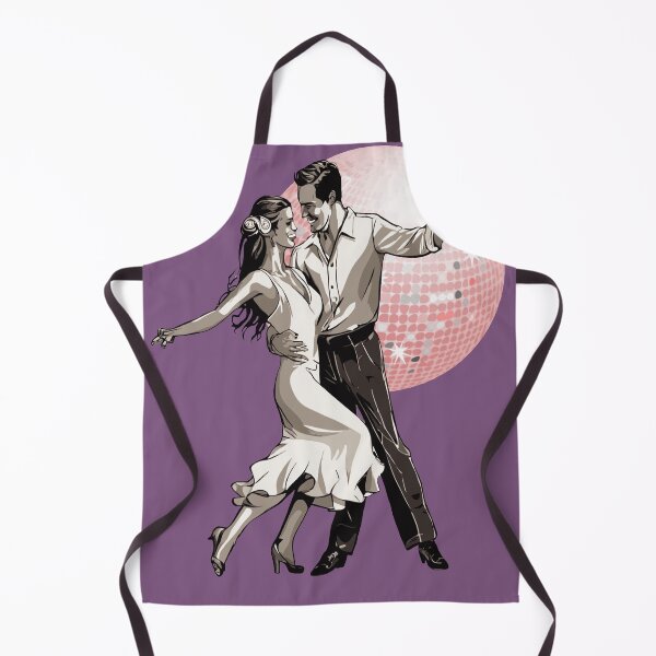 Item preview, Salsa Couple Dancing With Ballroom Mirrorball designed and sold by taiche.
