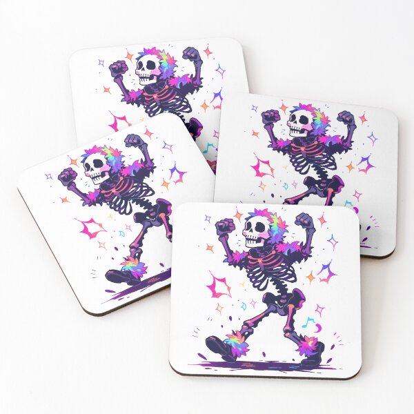 Item preview, Boney Boogie: Skeleton's Spectrum Shimmy designed and sold by KaleidoKiosk.