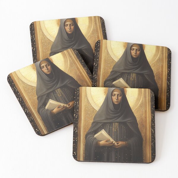 Item preview, Saint Monica of Hippo designed and sold by SanctifiedSouls.